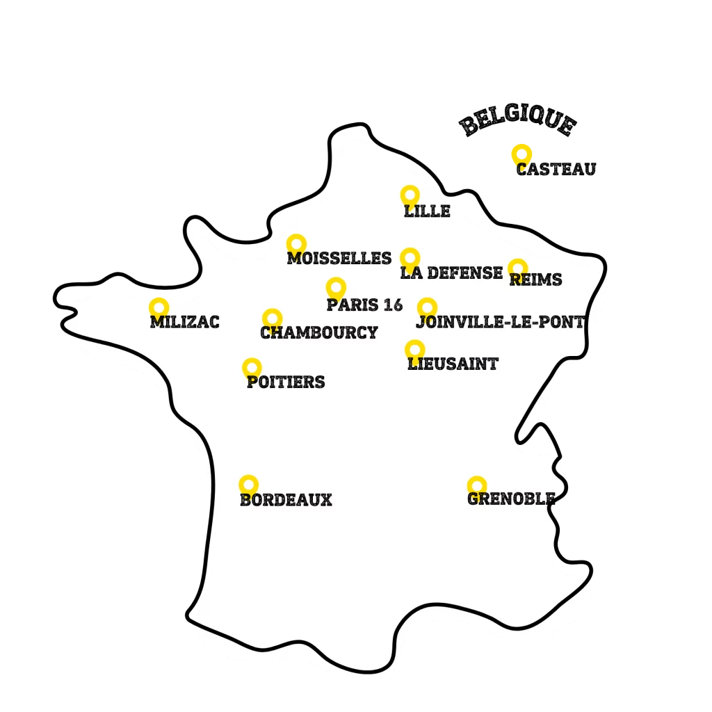 Optical Factory - Devenir un licencié - Carte